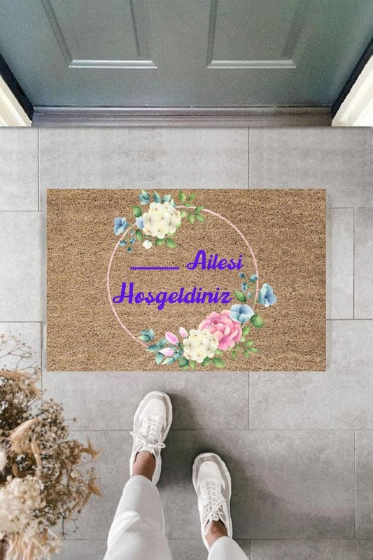 Dijital Baskı Kişiye Özel İç Kapı Dekorasyon Paspas  PS11268 - UcuzaGeliyor