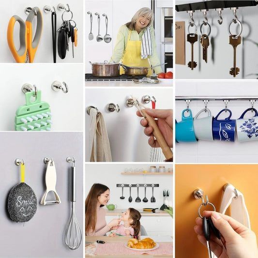 BUFFER® Güçlü Manyetik Mutfak,Banyolar İçin Çok Amaçlı 2'li Magnet Askı - UcuzaGeliyor