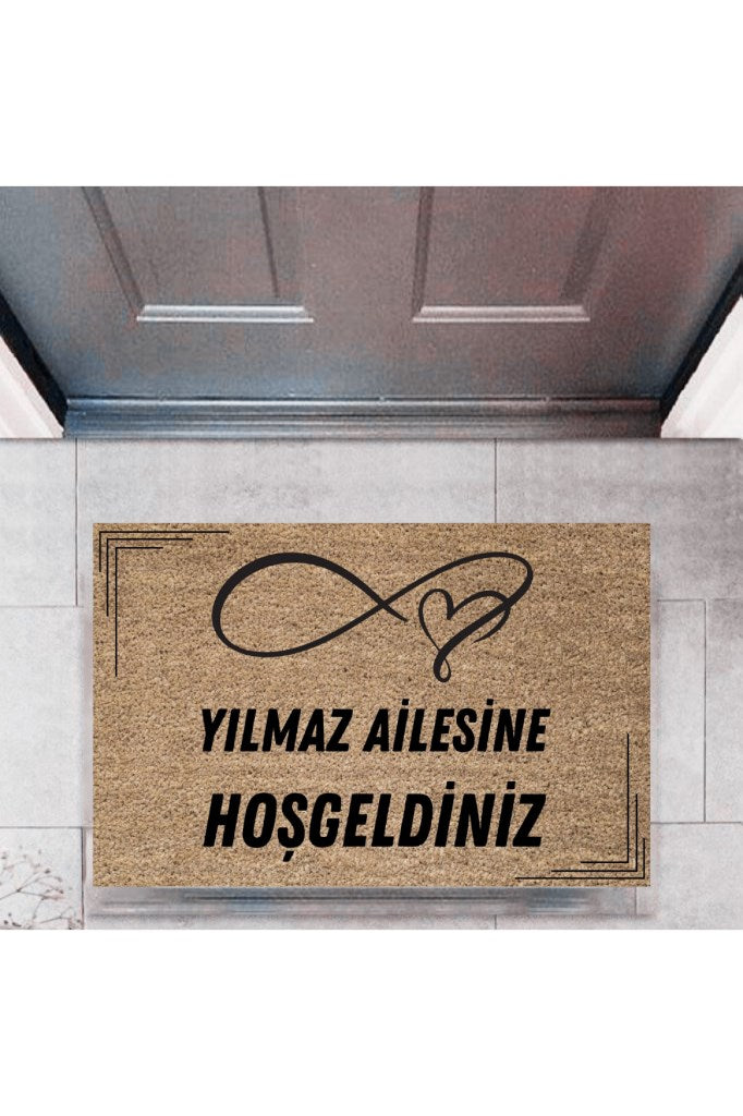 Kapı Önü Paspası Dekoratif Dijital Baskı Kişiye Özel P-2503 - UcuzaGeliyor
