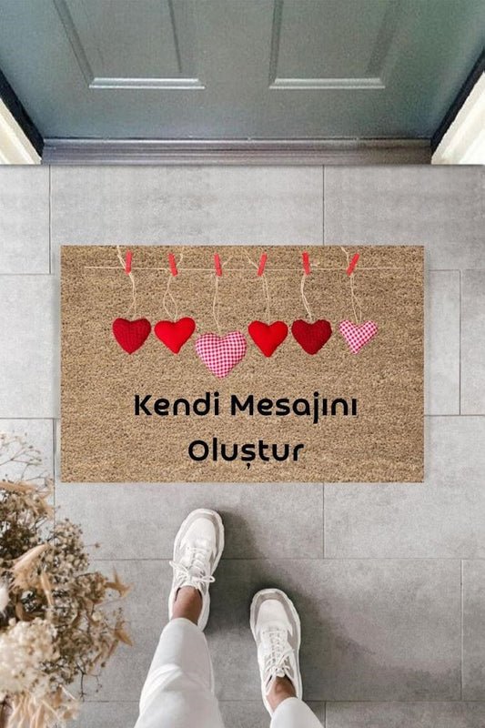 Dijital Baskı Kişiye Özel İç Kapı Dekorasyon Paspas  PS11244 - UcuzaGeliyor
