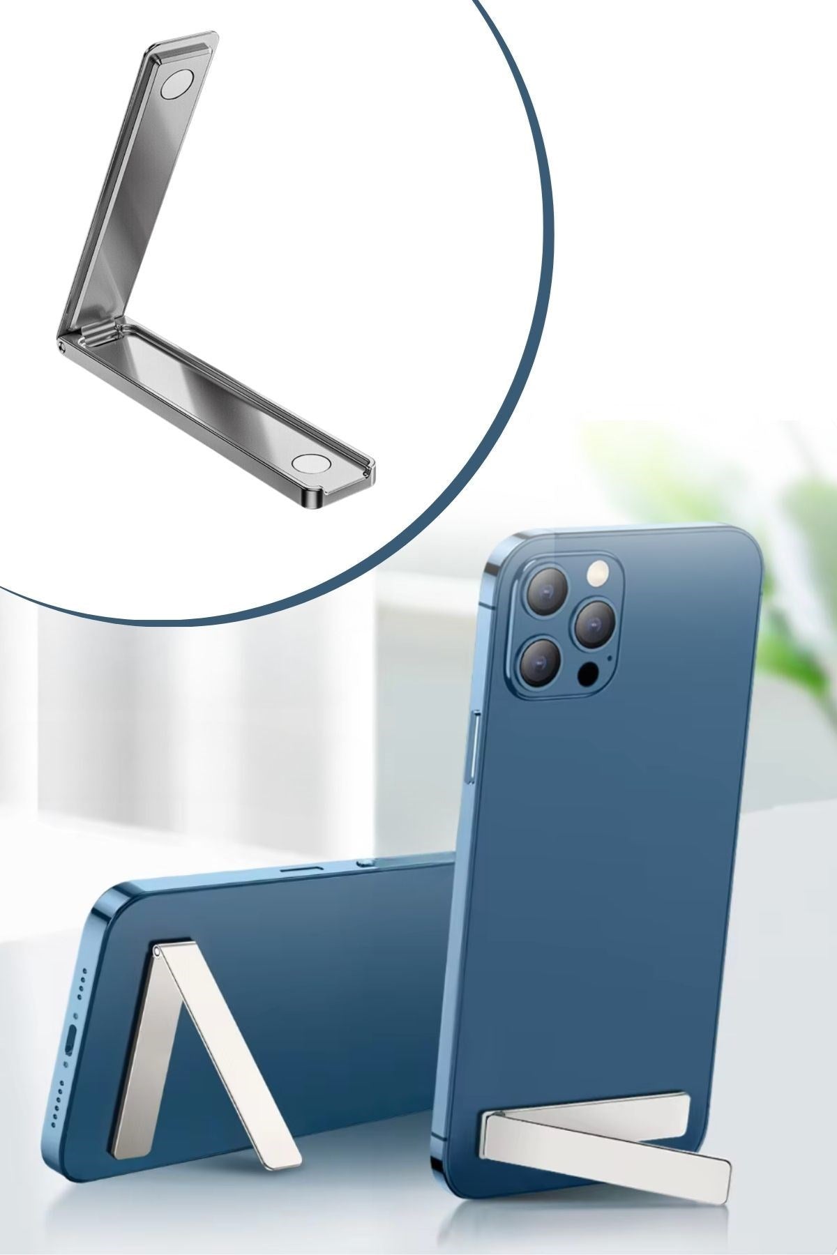 BUFFER® Tüm Telefonlara Uyumlu Kendiliğinden Yapışkanlı Cep Telefon Standı