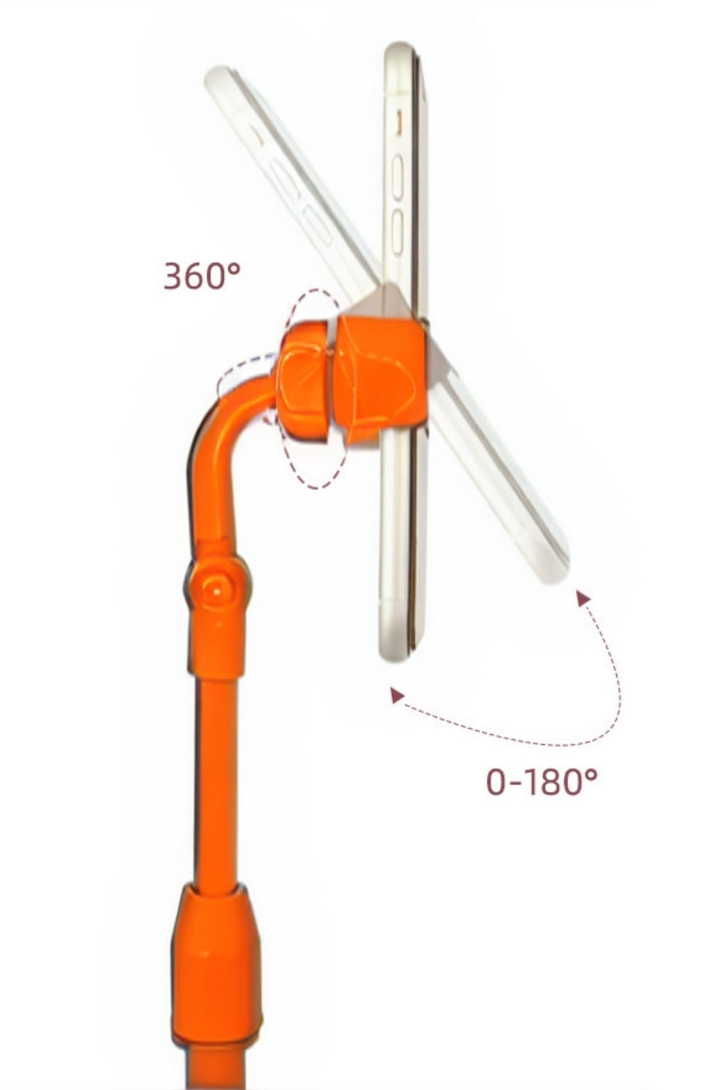 BUFFER® Masa Üstü Tablet ve Telefon Tutucu Plastik Aparat Turuncu Telefon Standı