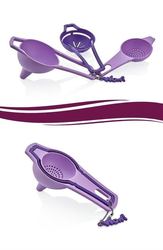 GENEL® Pratik Yumurta Süzgeci Mini Süzgeç Huni Seti Hepsi Bir Arada