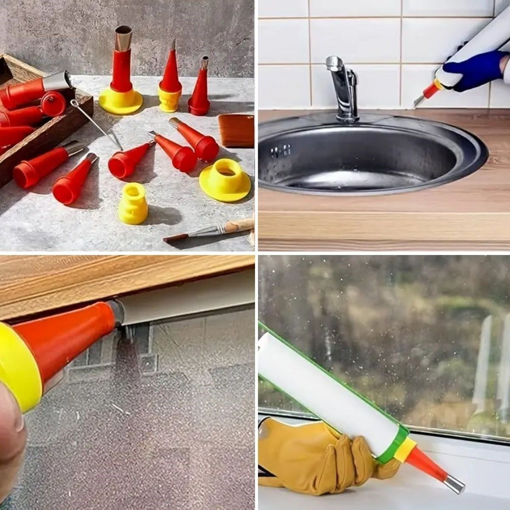 GENEL®30 Parça Silikon Kalafat Mastik Alet Seti Mastik Ucu - UcuzaGeliyor