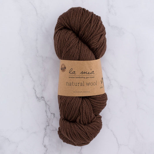 La Mia Natural Wool Acı Kahverengi El Örgü İpi - H7 - 33602 - UcuzaGeliyor