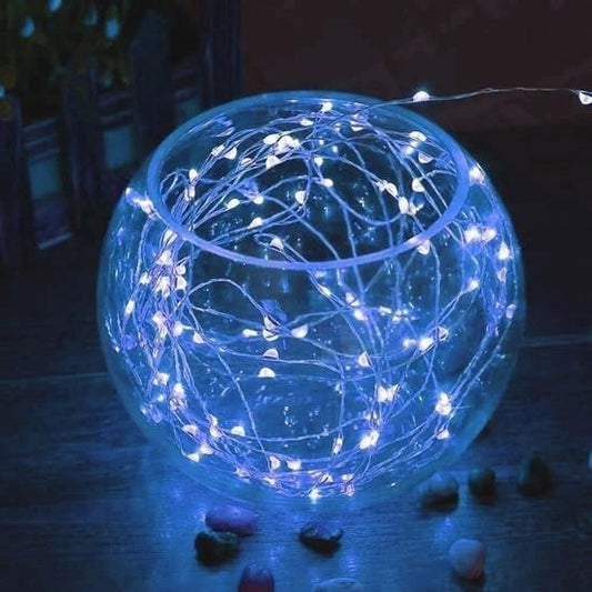 BUFFER® Pilli 5 metre Dekoratif Peri Led Beyaz Aydınlatma Süsleme Lambası - UcuzaGeliyor