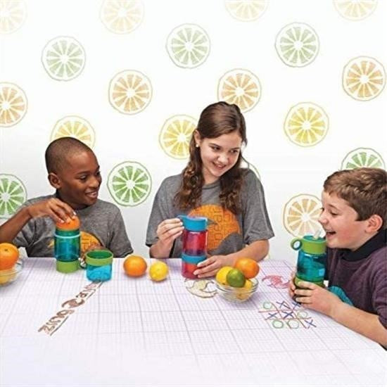 GENEL® Narenciye Limon Sıkmalı Pratik Detoks Toksin Atıcı Su Matarası Spor Şişesi