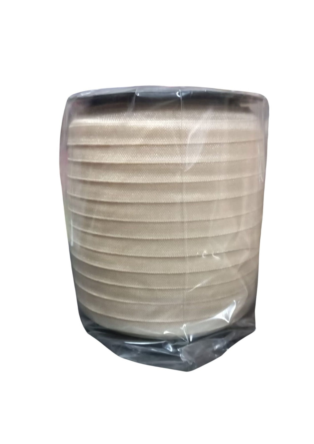 Çamaşır Lastiği Düz 1 cm  75 Metre 1 Top Krem