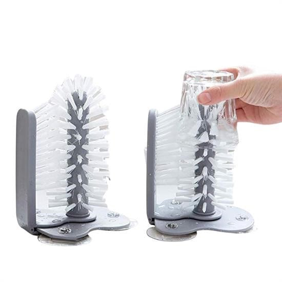 GENEL® Pratik Kolay Fonksiyonel Vantuzlu Elde Bulaşık Yıkama Fırçası