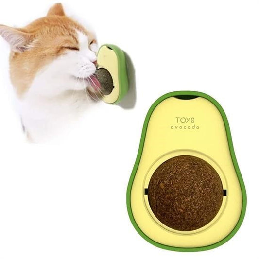 BUFFER® Avokado Model Yapışkanlı Kedi Oyuncağı Yenilebilir Kedi Nanesi Otu - UcuzaGeliyor