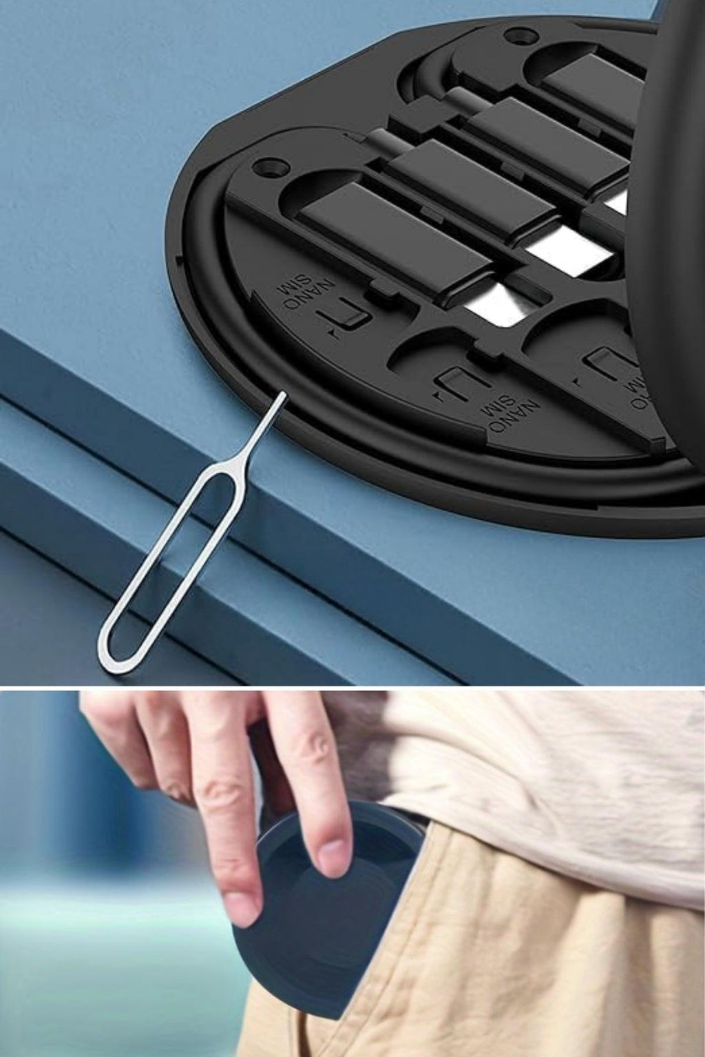 BUFFER® 60w Destekli Kablo Kutusu Seyahat Kablo Seti 5'i 1 arada USB Type-C Şarj Kablosu Seti