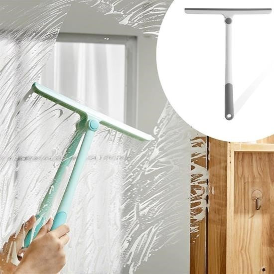 GENEL® 360 Derece Döner Başlıklı Cam Sil Çok Amaçlı Pratik Cam Ayna Fayans Silme Aparatı - UcuzaGeliyor