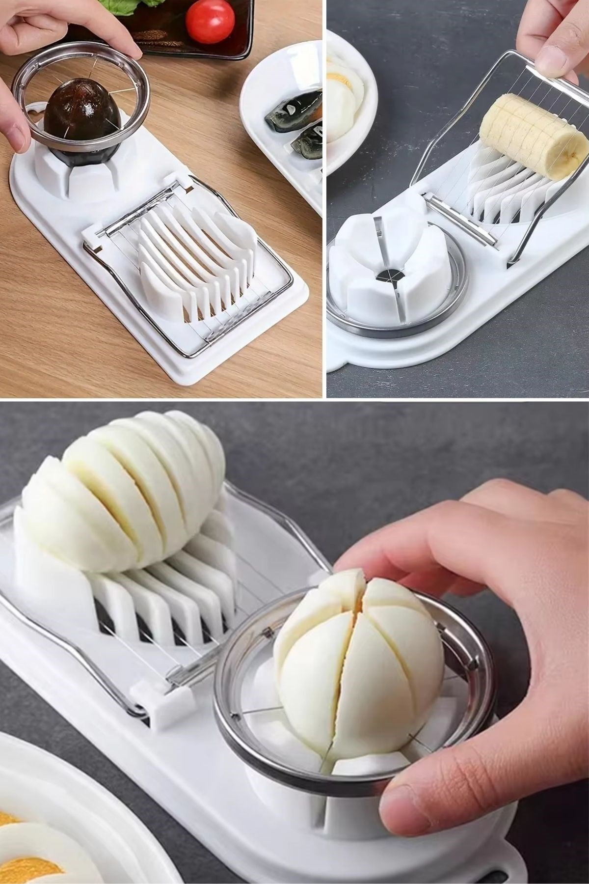 GENEL® Çok Fonksiyonlu Eşit Yumurta ,Meyve Dilimleyici Kesici Aparat