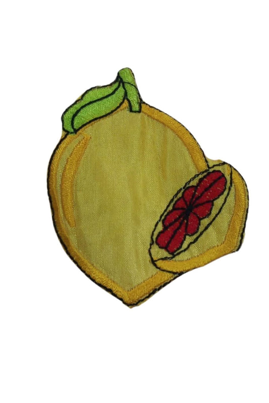Aplike Ütü İle Yapışan Limon Desen - UcuzaGeliyor