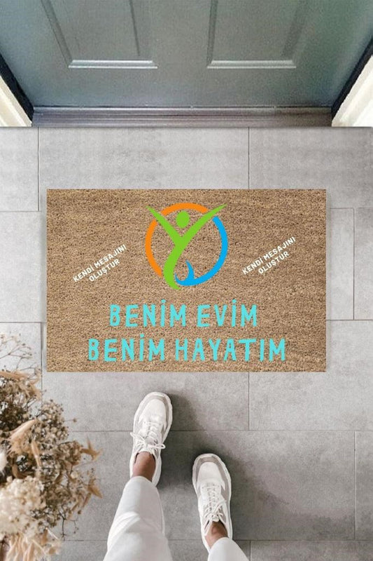 Dijital Baskı Kişiye Özel İç Kapı Dekorasyon Paspas  PS11272 - UcuzaGeliyor