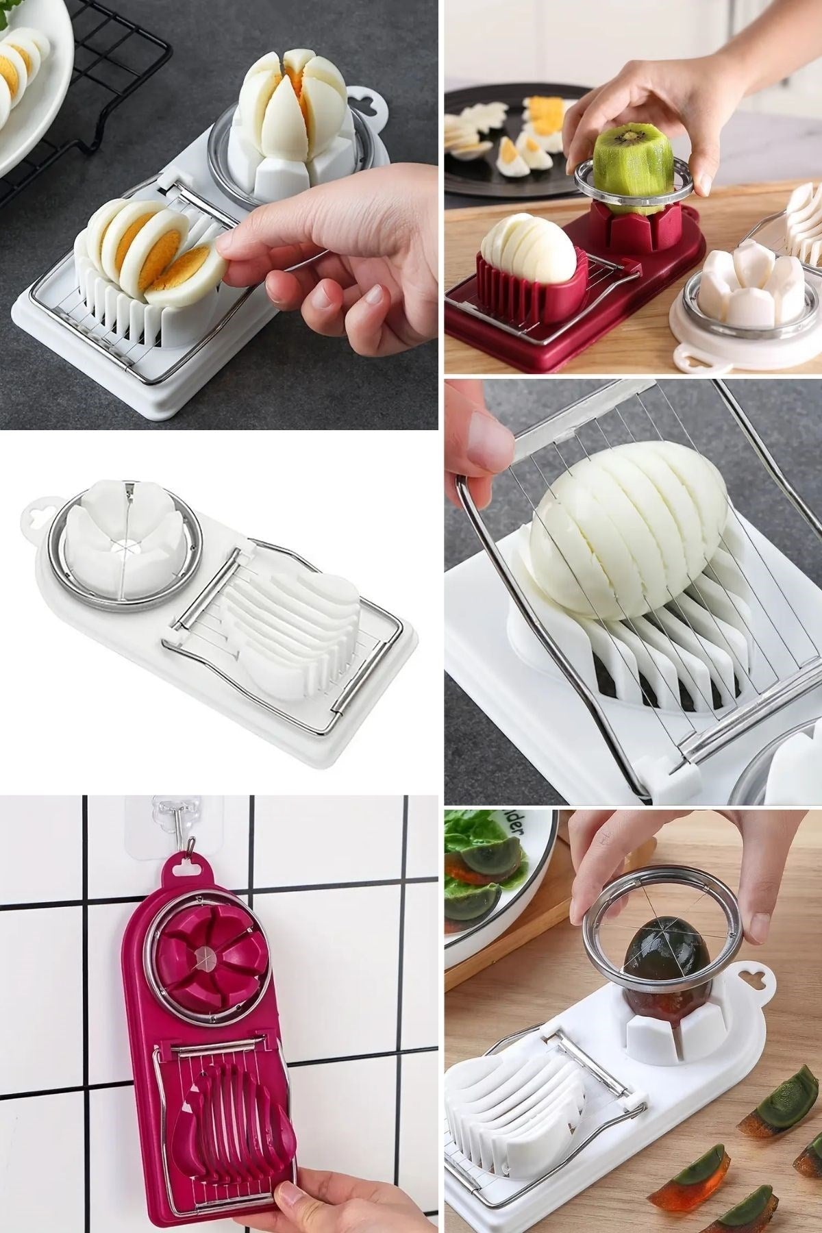 GENEL® Çok Fonksiyonlu Eşit Yumurta ,Meyve Dilimleyici Kesici Aparat