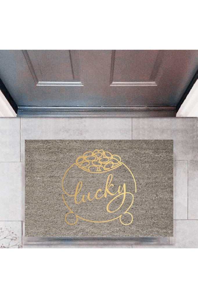 Kapı Önü Paspası Dekoratif Dijital Baskı Lucky P-2362 - UcuzaGeliyor