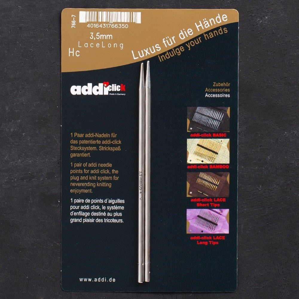 Addi Click Lace 3,5mm Değiştirilebilir Uzun Uçlu D - UcuzaGeliyor