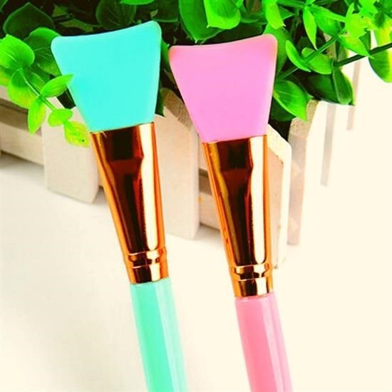 GENEL® 2li Silikon Temizlemesi Kolay Kullanılabilen Yüz Cilt Bakımı Maske Ve Krem Spatulası