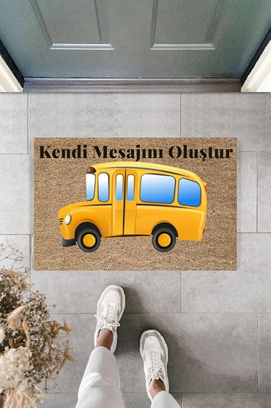 Dijital Baskı Kişiye Özel İç Kapı Dekorasyon Paspas  PS11218 - UcuzaGeliyor