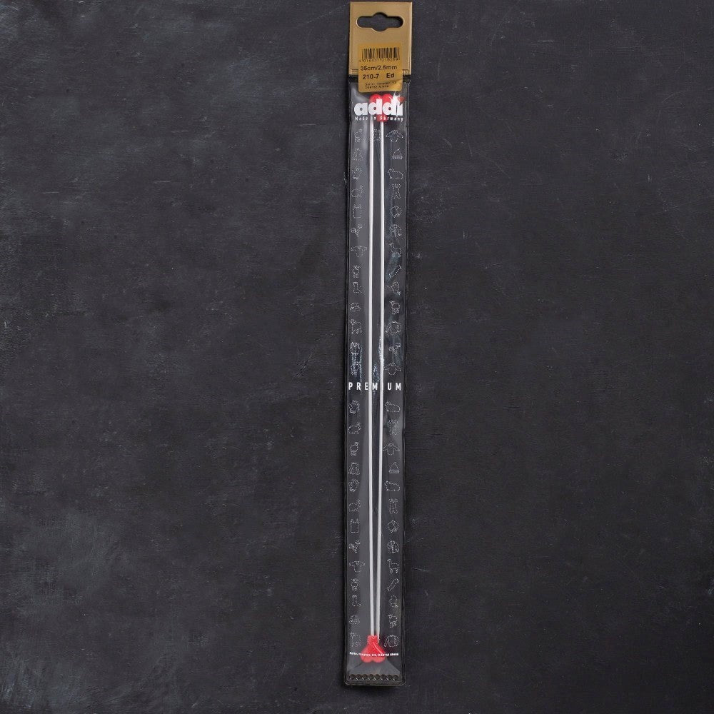 Addi 2,5mm 35cm Klasik Alüminyum Hızlı Örgü Şişi - - UcuzaGeliyor