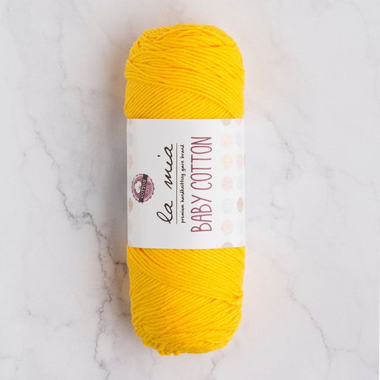 La Mia Baby Cotton Hardal Sarısı El Örgü İpi - L003 - 33632 - UcuzaGeliyor