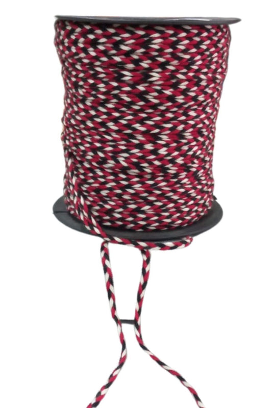 Bileklik ipi, Hediye Paketleme ipi, Şans, Bereket, Aşk, Şifa, Güç 10 mm Pamuk  10 metre Kırmızı - UcuzaGeliyor