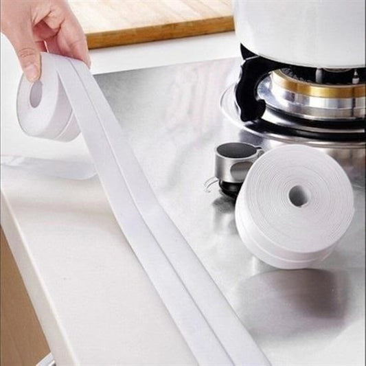 BUFFER® Su Sızdırmaz  Banyo Mutfak Lavabo Küvet İzolasyon Şerit Bant - UcuzaGeliyor