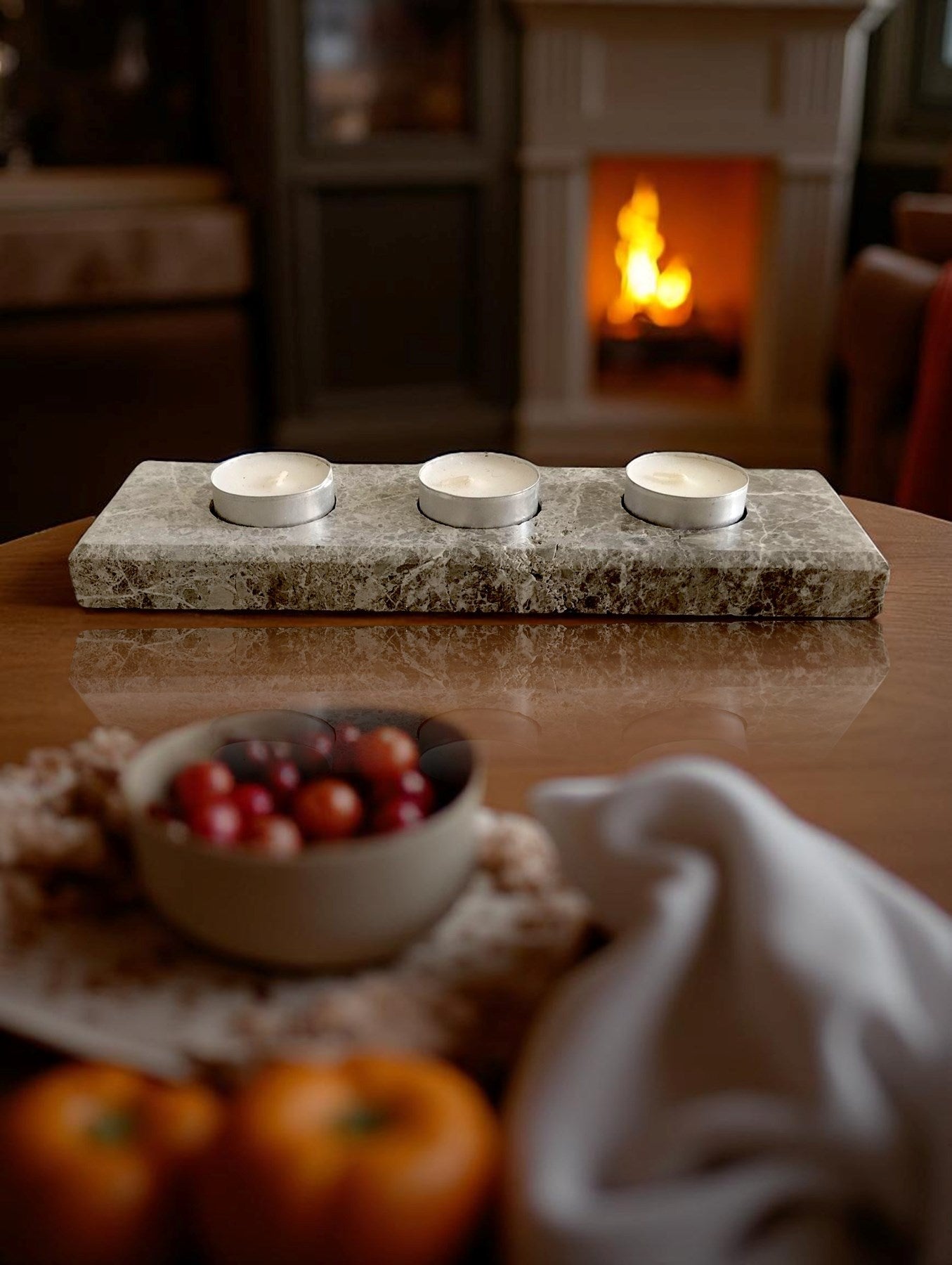 Mermer Mumluk (3 Hazneli)