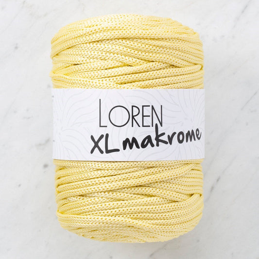 Loren XL Makrome Sarı El Örgü İpi - R039 - 33704 - UcuzaGeliyor