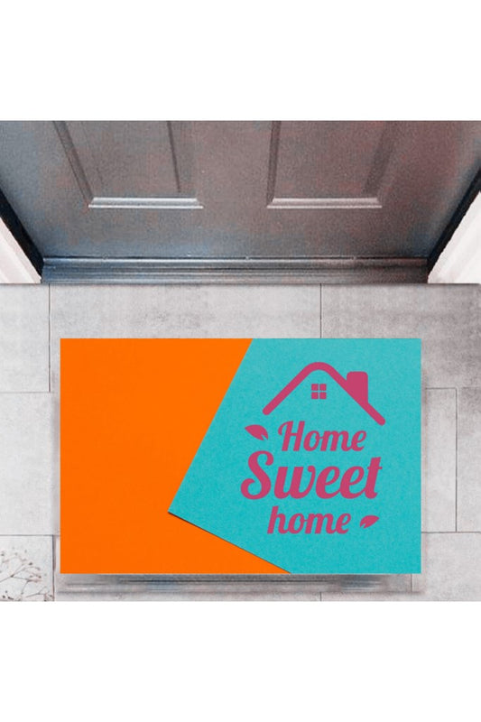 Kapı Önü Paspası Dekoratif Dijital Baskı Home Sweet Home P-2329 - UcuzaGeliyor