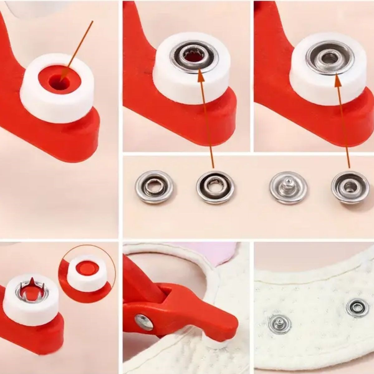 BUFFER® Plastik Çıt Çıt Pensi-Kıyafet, Bebek Önlüğü, Gömlek ve Tekstil Ürünleri İçin Çıtçıt Takma Aleti