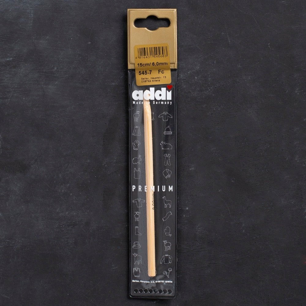 Addi Bambus 6mm 15cm Bambu Yün Tığ - 545-7 - UcuzaGeliyor