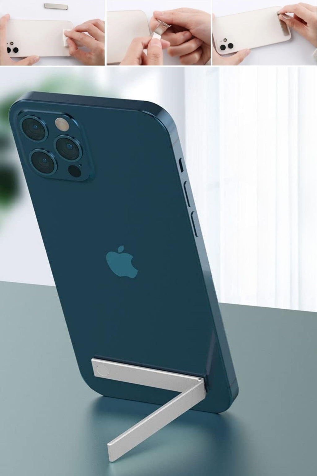 BUFFER® Tüm Telefonlara Uyumlu Kendiliğinden Yapışkanlı Cep Telefon Standı