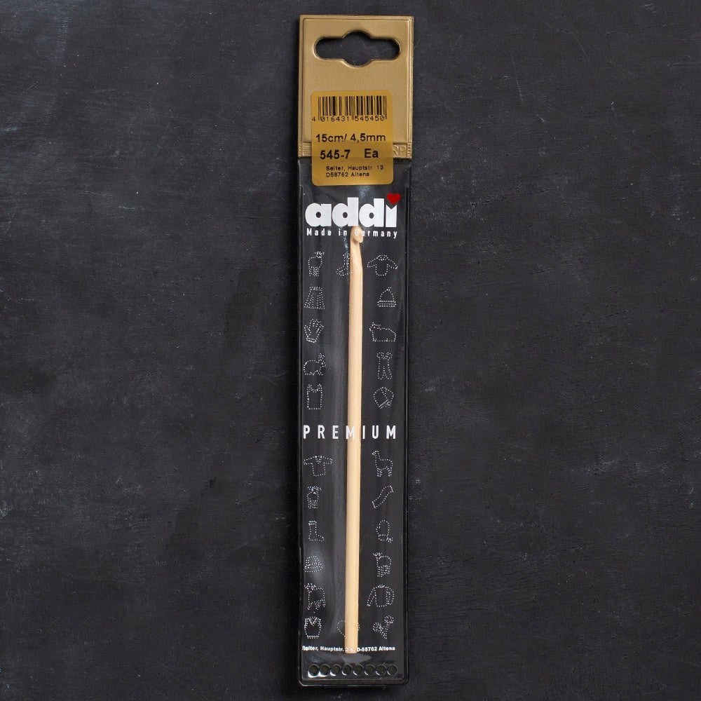 Addi Bambus 4,5mm 15cm Bambu Yün Tığ - 545-7 - UcuzaGeliyor