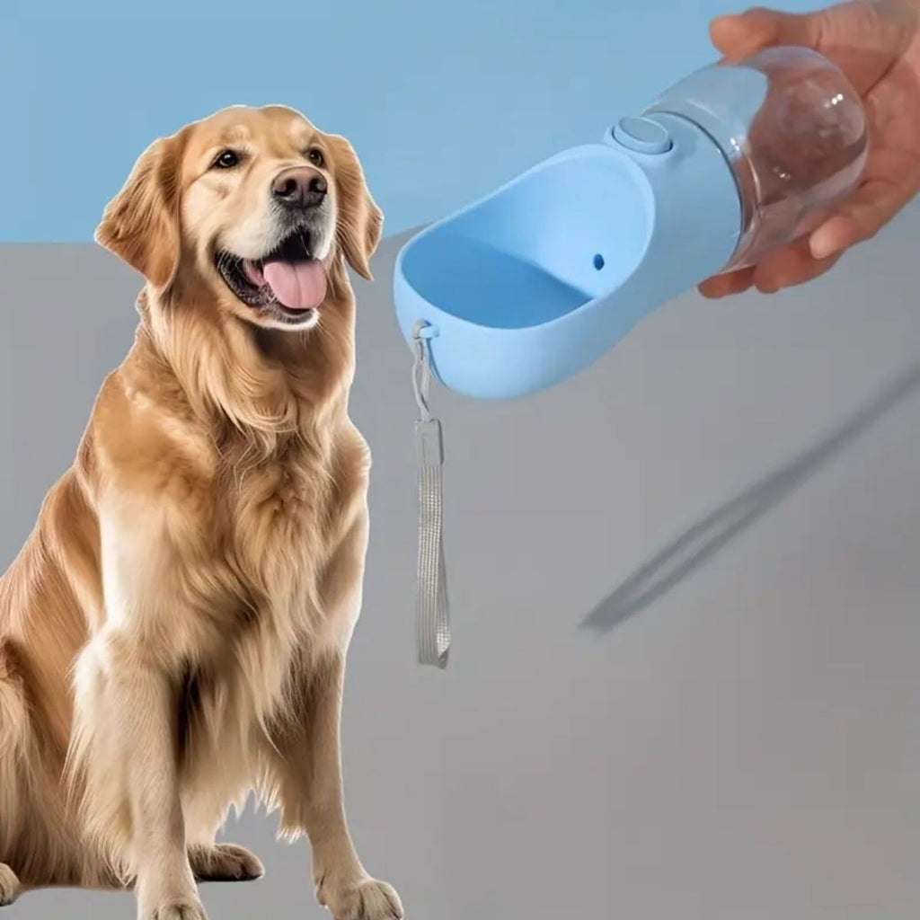 GENEL® Taşınabilir Butonlu 350 ml Evcil Hayvan Suluğu