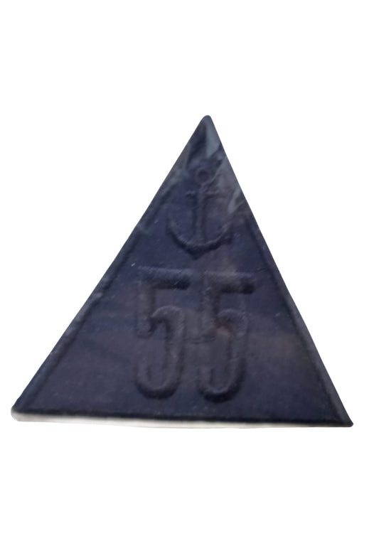 Aplike Ütü İle Yapışan Üçgen Çapa 55 Arma 5x4 cm - UcuzaGeliyor