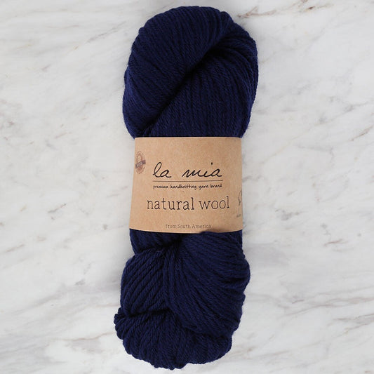 La Mia Natural Wool Lacivert El Örgü İpi - L630 - UcuzaGeliyor