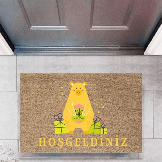 Kapı Önü Paspası Dekoratif Dijital Baskı HayvanlarP-2756 - UcuzaGeliyor