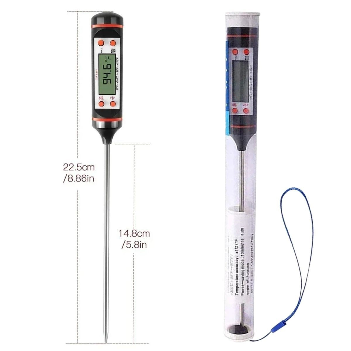GENEL® Dijital Gıda Termometresi Süt,Et,Yoğurt Mayalama,Mama Derecesi Ölçer Gıda Termometresi - UcuzaGeliyor
