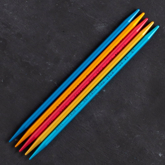 Addi Colibri 5mm 15cm Renkli Çorap Şişi - 204-7 - UcuzaGeliyor