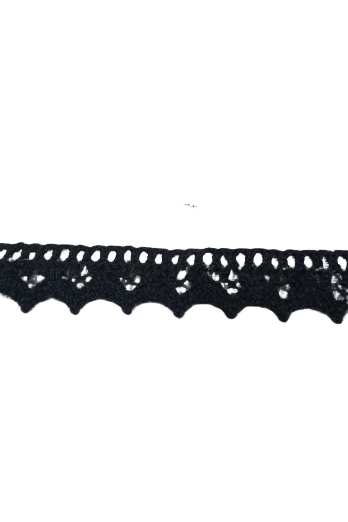 Kopanaki Dantel en 1,5 cm Siyah 1 Metre - UcuzaGeliyor