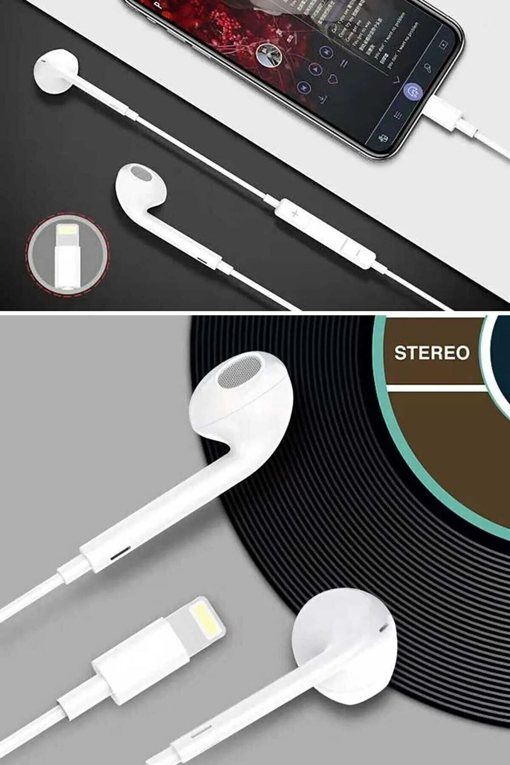 BUFFER® İphone Ucu Çıkışlı Pop Up Kulakiçi Yumuşak Kontrol Tuşlu Kulaklık