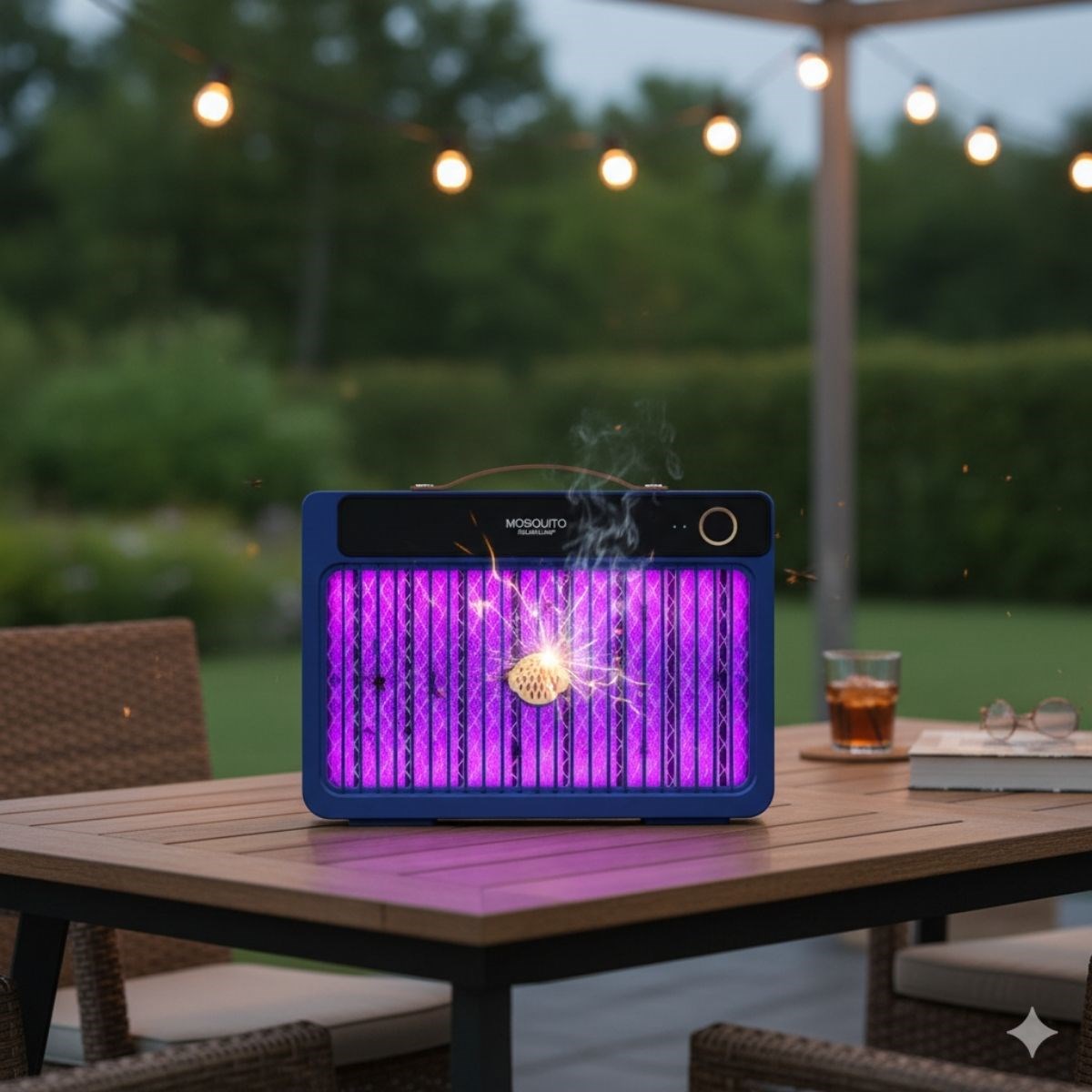 GENEL® 4000mAh Şarj Edilebilir Kablosuz 3000V Yüksek Güçlü Elektrikli Sivrisinek Öldürücü Sivrisinek Öldürme Lambası,Sinek Kıran BG-009 2000 mah