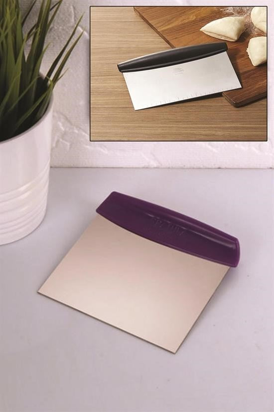 GENEL® Çelik Hamur Kesici Kazıyıcı Pasta Kek Dekorasyon Spatula Aleti