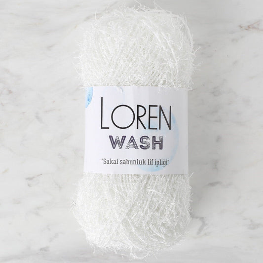 Loren Wash Beyaz El Örgü İpi - R150 - 34040 - UcuzaGeliyor