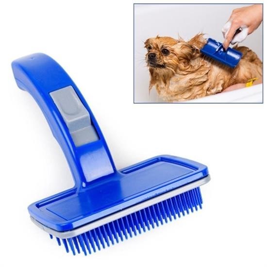 BUFFER® Kendini Temizleyen Kedi Köpek Tüy Bakım Tarağı Tüy Alıcı Tarak - UcuzaGeliyor