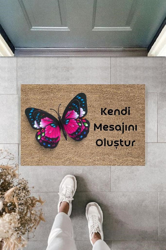 Dijital Baskı Kişiye Özel İç Kapı Dekorasyon Paspas  PS11234 - UcuzaGeliyor