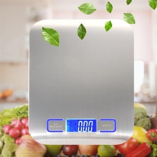 BUFFER® TF 1002 Hassas Ölçümlü  Maksimum 5 Kg Kapasiteli Led Ekran Platin Dijital Mutfak Tartısı - UcuzaGeliyor