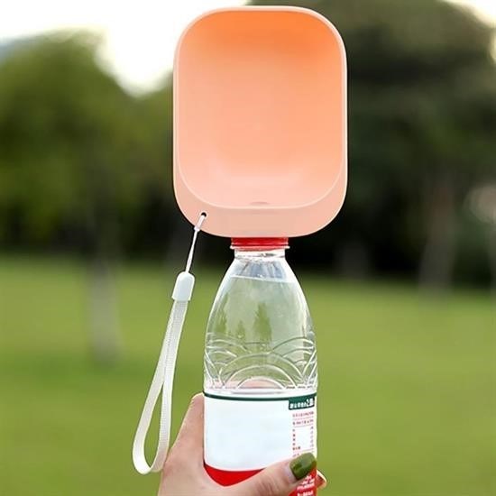 BUFFER® Evcil Hayvan Plastik Yıkanabilir Taşınabilir Su Şişesi Bağlantılı Su Kabı - UcuzaGeliyor